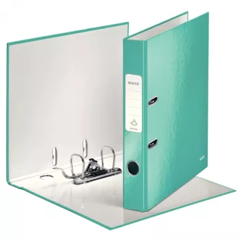 Leitz Lever Arch File 180° WOW POB/Laminēts A4/50mm, A4, Kartons, Tirkīzs, 350 lapas, 80 g/m², 5 cm