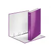 Leitz Ringbinder WOW Laminēts A4+ 4DR/25mm, A4, Kartons, Metālisks, Purpurs, 230 loksnes, 80 g/m², 2.5 cm