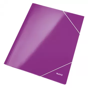 Leitz 3-Atloku Mape WOW Card/POB A4, Violeta, PP