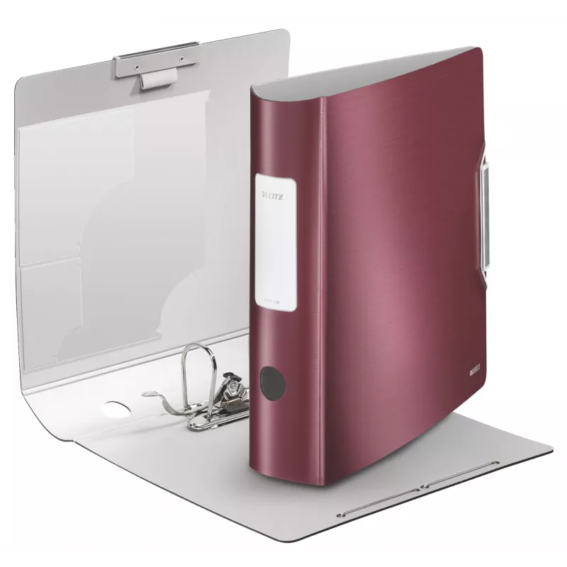 Leitz Lever Arch mape 180° Active Style PP A4/80mm, sarkana