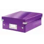 Leitz Organizer Box Click & Store WOW Mazā, Violeta, Kartons, 600 g