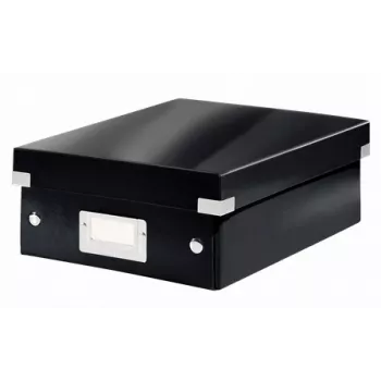 Leitz Click & Store WOW Mazā Organizētāja Kaste, Melna, Kartons, 600 g