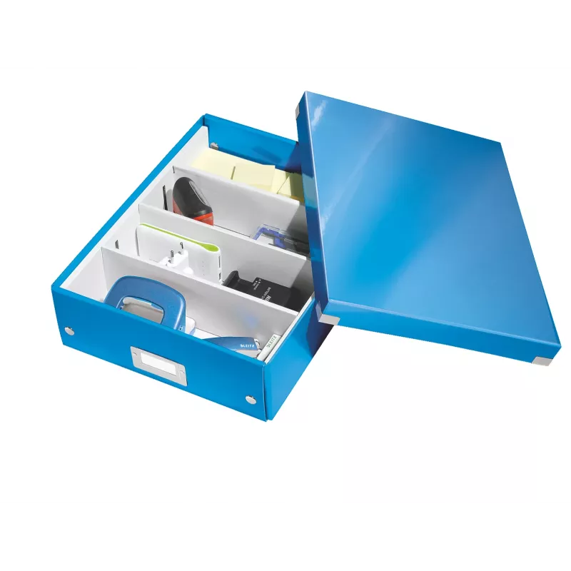 Leitz Click & Store WOW Medium Organizer Box, Zila, Kartons, 880 g