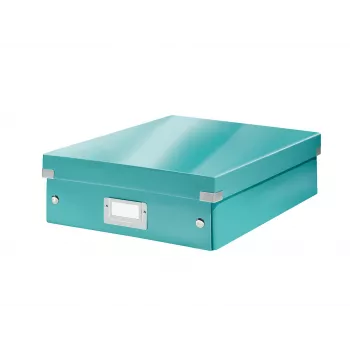 Leitz Click & Store WOW Vidēja Organizatora Kaste, Zila, Kartons, 880 g