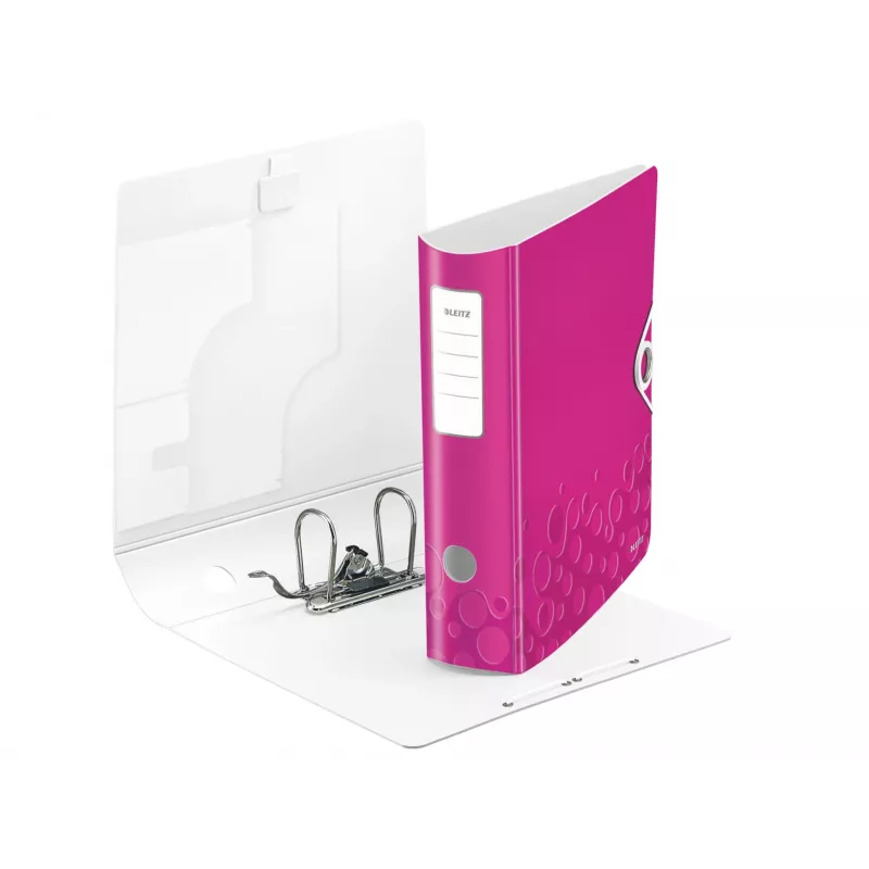 Leitz Lever Arch File Active PP WOW A4/80mm, A4, Polifoams, Rozā, 500 lapas, 80 g/m², 8.2 cm