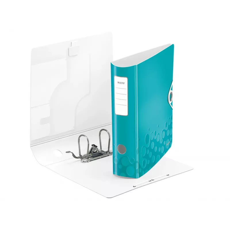 Leitz Lever Arch File Active PP WOW A4/80mm, A4, Polifoams, Tirkīza, 500 lapas, 80 g/m², 8.2 cm