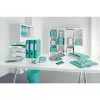Leitz Lever Arch File Active PP WOW A4/80mm, A4, Polifoams, Tirkīza, 500 lapas, 80 g/m², 8.2 cm