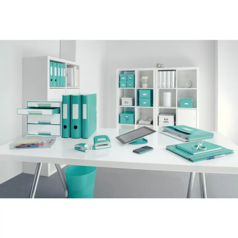 Leitz Lever Arch File Active PP WOW A4/80mm, A4, Polifoams, Tirkīza, 500 lapas, 80 g/m², 8.2 cm