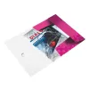 Leitz WOW 3-atloku mape A4 PP rozā
