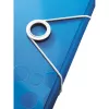 Leitz WOW 3-Atloku Mape PP A4, Zila Metāliskā
