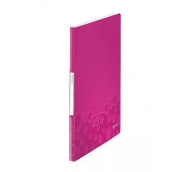 Leitz Display Book WOW PP 20 kabatiņas, Metālisks, Rozā, PVC, A4