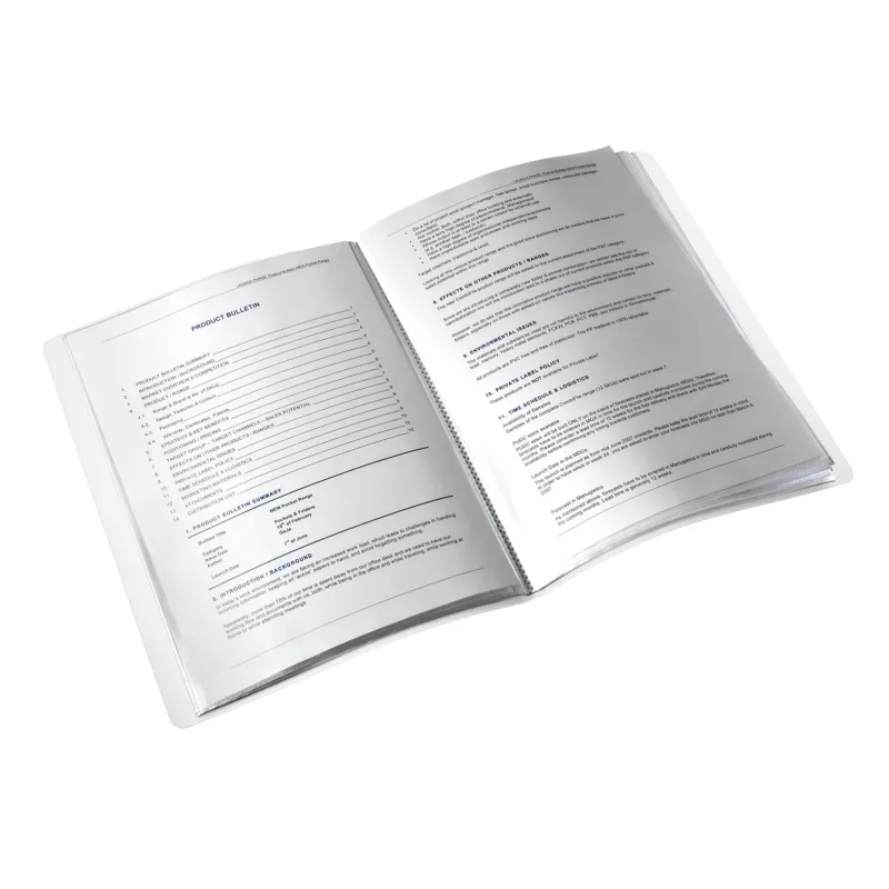 Leitz Display Book WOW PP 20 kabatiņas, Metālisks, Rozā, PVC, A4