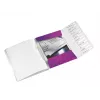 Leitz Divider Book WOW PP 12 dalītājiem, A4, polipropilēns, metālisks violets, 200 loksnes, 265 mm, 17 mm