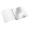 Leitz WOW gredzenu mape, A4, polipropilēns (PP), metālisks, rozā, 200 lapām, 2,5 cm, 257 mm