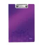 Leitz WOW planšete ar vāku, A4, poliuretāna putas, violeta, 75 lapām, 1 kabata, 230 mm