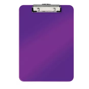 Leitz WOW klipšu dēlis bez vāka, A4, plastmasa, violeta, 80 loksnes, 228 x 320 mm
