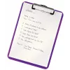 Leitz WOW klipšu dēlis bez vāka, A4, plastmasa, violeta, 80 loksnes, 228 x 320 mm