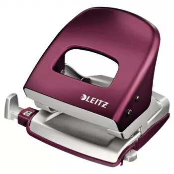 Leitz NeXXt 5006 caurumotājs 30 lapas, Sarkans, Sudrabs