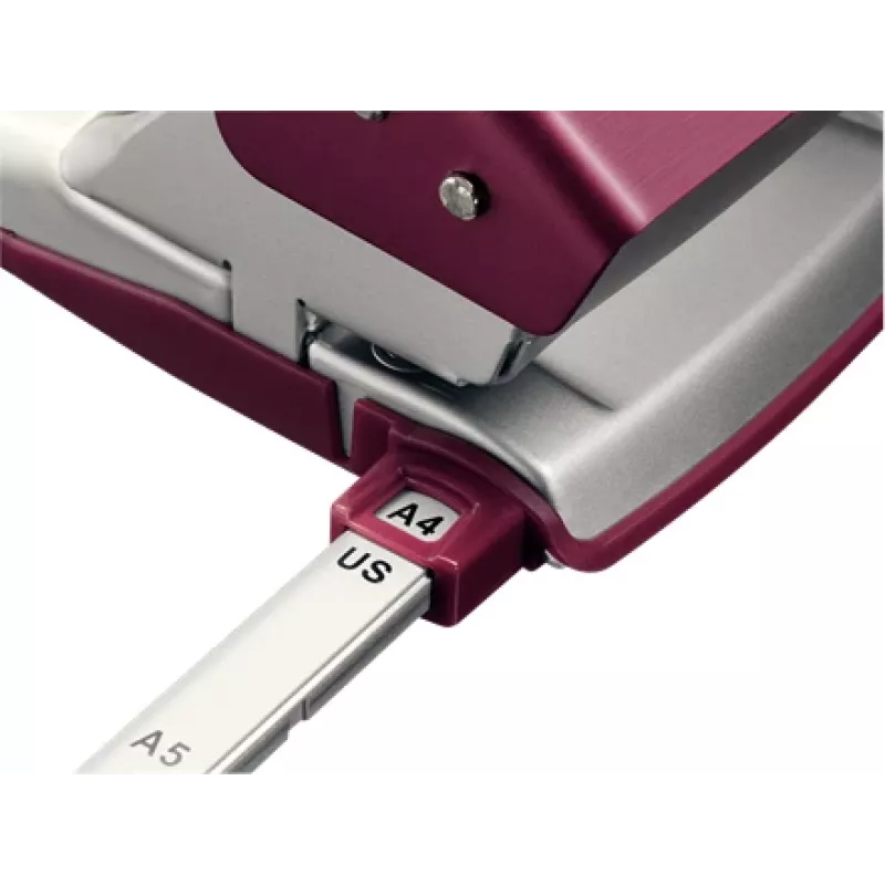Leitz NeXXt 5006 caurumotājs 30 lapas, Sarkans, Sudrabs