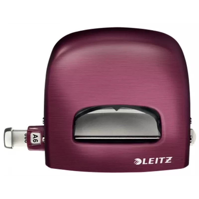 Leitz NeXXt 5006 caurumotājs 30 lapas, Sarkans, Sudrabs