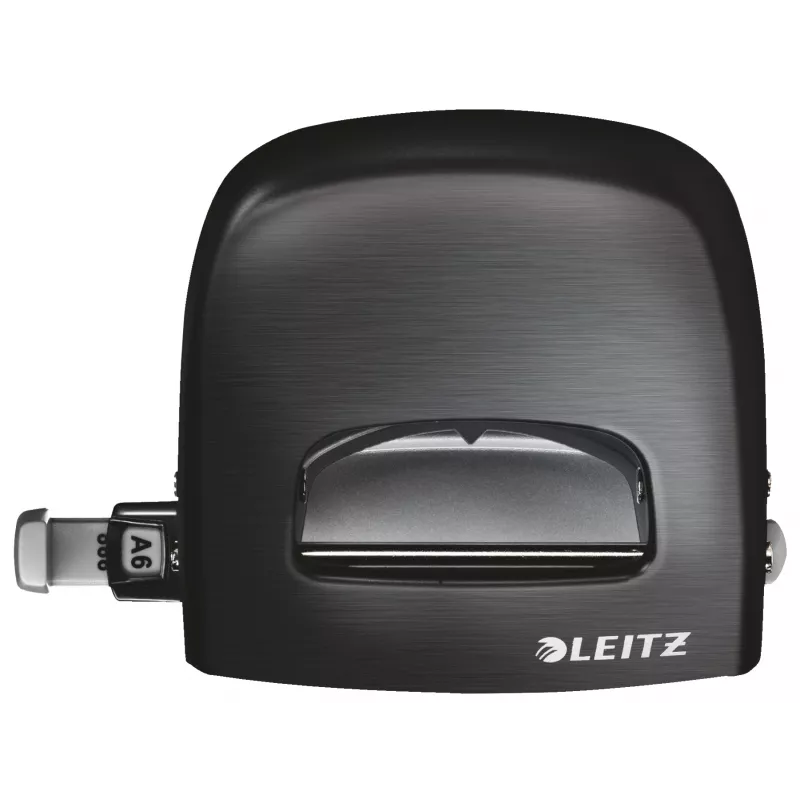 Leitz Style NeXXt caurumotājs, 2 caurumi, 30 lapas, metāls, melns