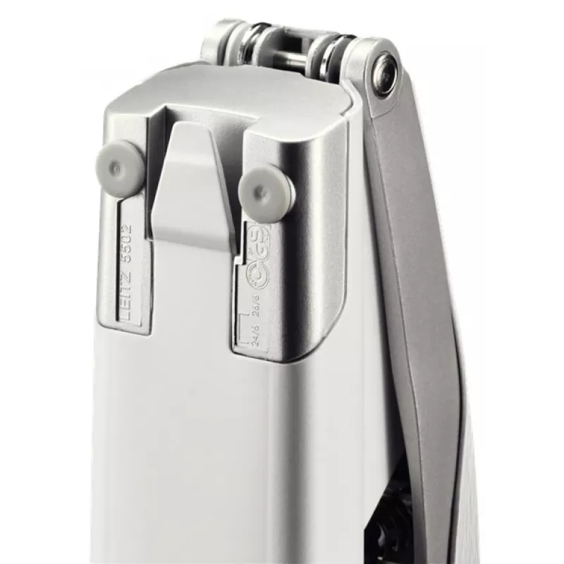 Leitz NeXXt Stapler Style, 30 loksnes, metāls, sudrabs/balts