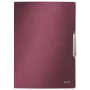 Leitz 3-Atloku Mape Stils PP A4, sarkana