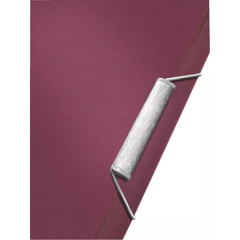 Leitz 3-Atloku Mape Stils PP A4, sarkana