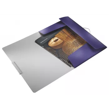 Leitz 3-Atloku Mape Style PP A4, zila