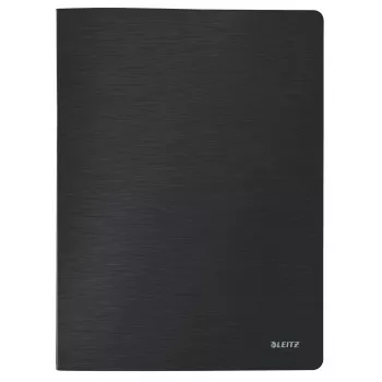 Leitz Display Book Style PP 20 kabatas, Melns, PVC, A4