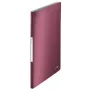 Leitz Display Book Style PP 40 lapas, sarkans, PVC, A4