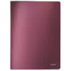 Leitz Display Book Style PP 40 lapas, sarkans, PVC, A4