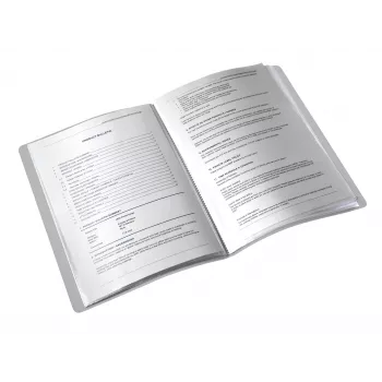 Leitz Display Book Style PP 40 lapas, Melns, PVC, 40 kabatiņām, A4, 233 mm, 16 mm