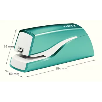 Leitz NeXXt WOW 5566 baterijas skavotājs, 10 loksnes, 1 cm, zils/balts
