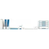 Leitz Letter Tray WOW Dual Colour, Plastmasa, Zils, Metālisks, A4, 267 mm, 336 mm, 49 mm