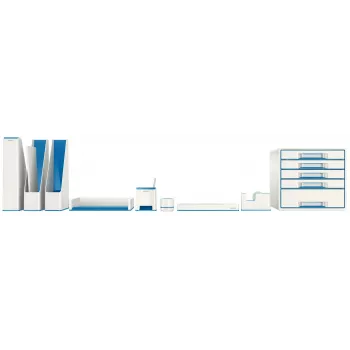 Leitz Letter Tray WOW Dual Colour, Plastmasa, Zils, Metālisks, A4, 267 mm, 336 mm, 49 mm