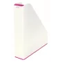 Leitz žurnālu plaukts WOW Dual Colour, rozā/balts, plastmasa, A4, 272 mm, 318 mm, 430 g