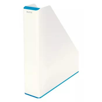 Leitz Magazine File WOW Dual Colour, Zils, Balts, Plastmasa, A4, 272 mm, 318 mm, 430 g