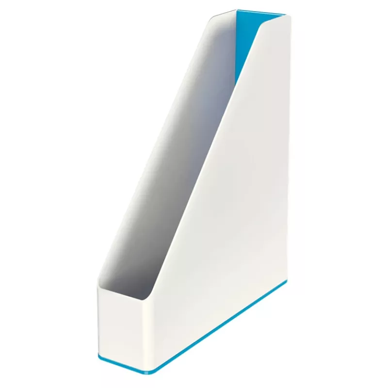 Leitz Magazine File WOW Dual Colour, Zils, Balts, Plastmasa, A4, 272 mm, 318 mm, 430 g