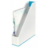 Leitz Magazine File WOW Dual Colour, Zils, Balts, Plastmasa, A4, 272 mm, 318 mm, 430 g