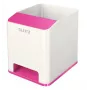 Leitz Sound Pen Holder WOW, Rozā, Balta, Polistirols, 90 mm, 101 mm, 100 mm, 140 g