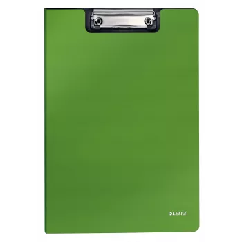 Leitz Clipfolder ar priekšējo vāku Solid, A4, Zaļš, 75 lapas, Polifoams, 229 mm, 16 mm