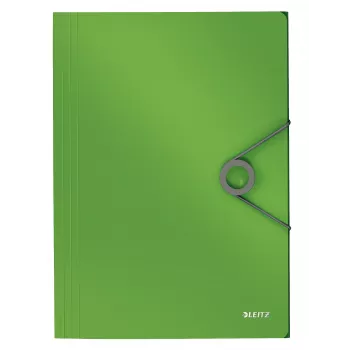 Leitz 3-Atloku Mape Solid PP A4, zaļa, 150 lapām