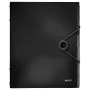 Leitz Divider Book Solid 6 cilnes, Atloka mape, A4, Polipropilēns (PP), Melns, 200 lapas, 80 g/m²