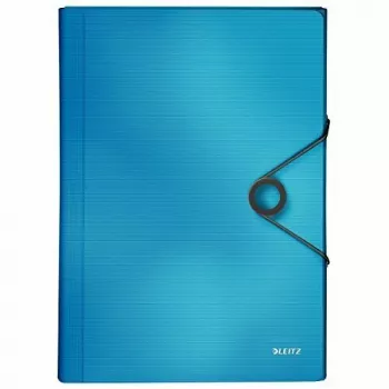 Leitz Project File Solid PP, A4, polipropilēns, zils, 250 lapas, 80 g/m², elastīgā lente