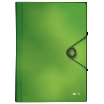 Leitz Project File Solid PP, A4, polipropilēns, zaļš, 250 lapas, 80 g/m², elastīgā lente