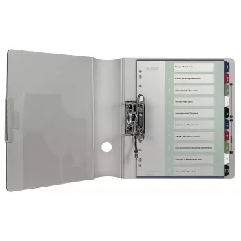 Leitz indekss PC Printable 1-10 Style PP A4+, ciparu dalītājs, polipropilēns, daudzkrāsains, portrets, A4 Maxi, 245 mm