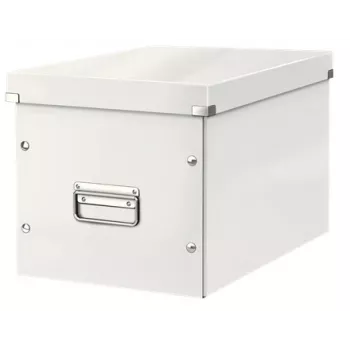 Leitz Box Click & Store WOW Cube Lielā Uzglabāšanas Kaste, Balta