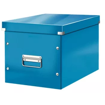 Leitz Box Click & Store WOW Cube Lielā Uzglabāšanas Kaste, Zila