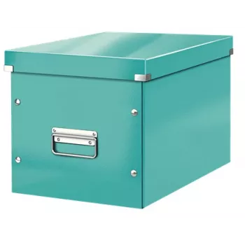 Leitz Box Click & Store WOW Cube Lielā Uzglabāšanas Kaste, Tirkīza